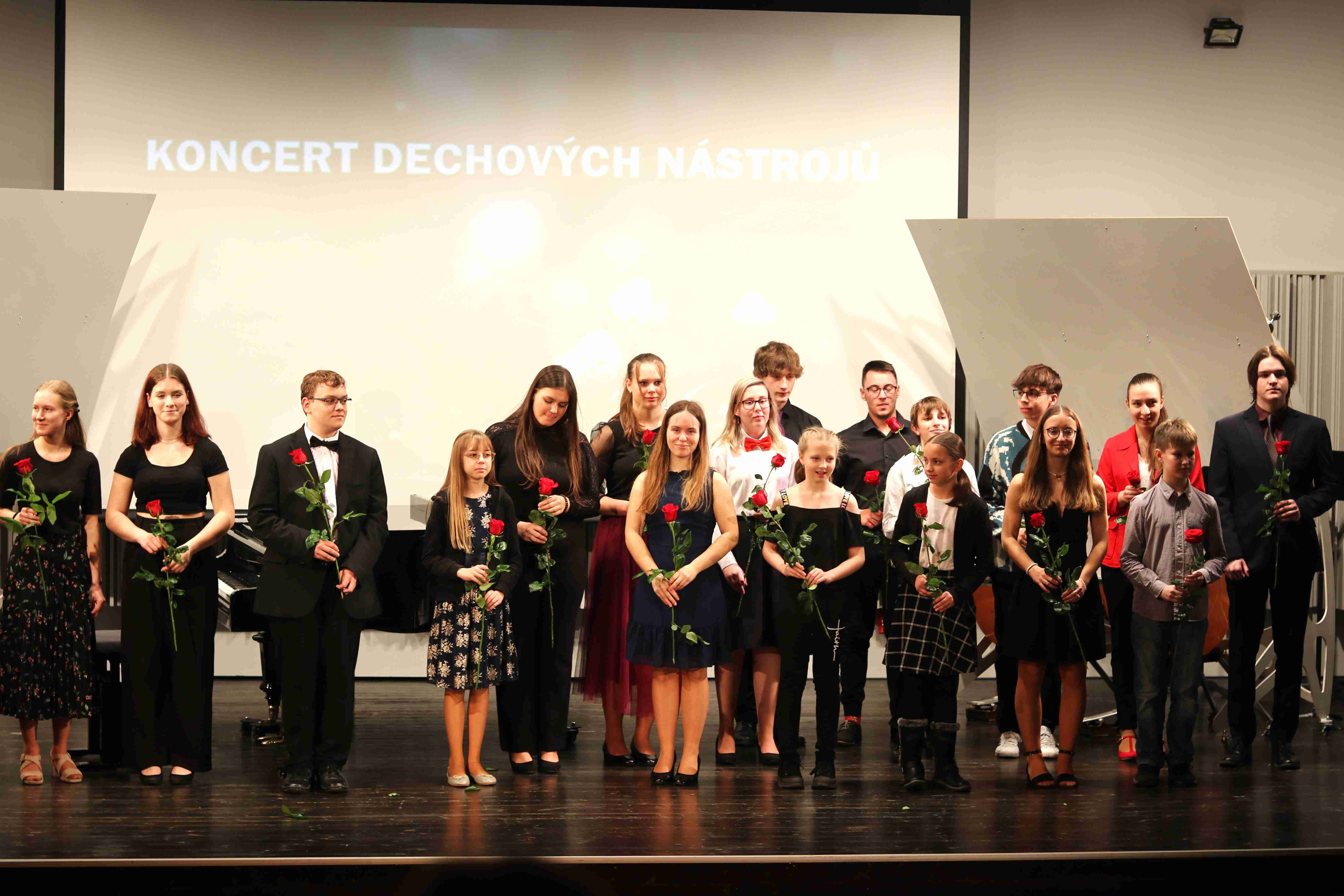 Koncert dechových nástrojů - Harmonie a přátelství v sále ZUŠ Zábřeh  - 29.2.2024